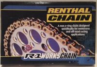 RENTHAL - Cadena 520 x 120L Racing Gold - Sin O ring